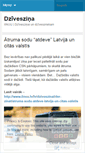 Mobile Screenshot of dziveszina.wordpress.com