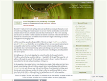 Tablet Screenshot of digitaldigressions.wordpress.com