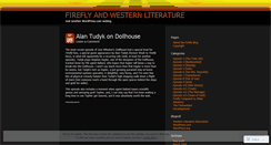 Desktop Screenshot of firefly10108.wordpress.com