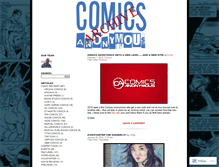 Tablet Screenshot of comicsanonymous.wordpress.com