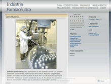 Tablet Screenshot of farmaindustria.wordpress.com