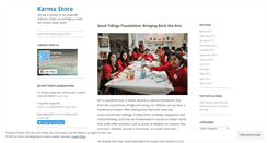 Desktop Screenshot of karmastore.wordpress.com