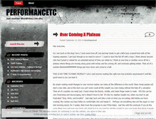 Tablet Screenshot of performancetc.wordpress.com