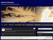 Tablet Screenshot of dreamsofdunamis.wordpress.com
