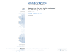 Tablet Screenshot of jimedwardsnrx.wordpress.com