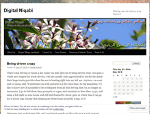 Tablet Screenshot of digitalniqabi.wordpress.com