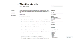 Desktop Screenshot of cherbie.wordpress.com