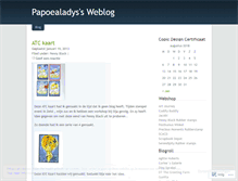 Tablet Screenshot of papoealadys.wordpress.com