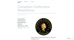 Desktop Screenshot of canadiancollectorsroadshow.wordpress.com