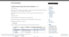 Desktop Screenshot of mnurprayogo.wordpress.com