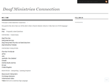 Tablet Screenshot of deafministriesconnection.wordpress.com