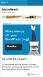 Mobile Screenshot of biscuitswin.wordpress.com
