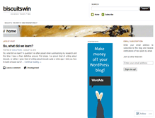 Tablet Screenshot of biscuitswin.wordpress.com