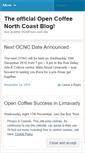 Mobile Screenshot of opencoffeenorthcoast.wordpress.com