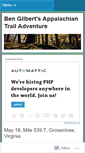 Mobile Screenshot of benapptrail.wordpress.com