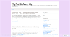 Desktop Screenshot of letsthinktwice.wordpress.com