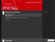 Tablet Screenshot of mtul.wordpress.com
