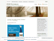 Tablet Screenshot of insmwatchblog.wordpress.com