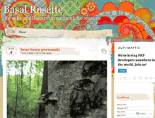 Tablet Screenshot of basalrosette.wordpress.com