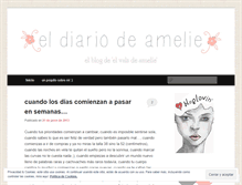 Tablet Screenshot of eldiariodeamelie.wordpress.com