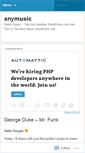 Mobile Screenshot of anymusic.wordpress.com