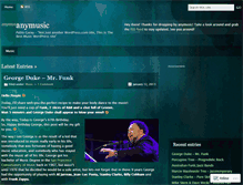 Tablet Screenshot of anymusic.wordpress.com