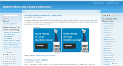 Desktop Screenshot of diabeticshoes.wordpress.com