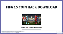 Desktop Screenshot of fifa15coinhacks.wordpress.com