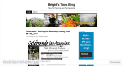 Desktop Screenshot of brigidsblog.wordpress.com