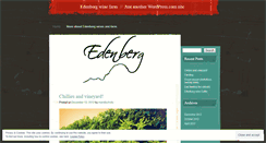 Desktop Screenshot of edenbergwines.wordpress.com