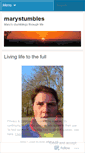 Mobile Screenshot of marystumbles.wordpress.com