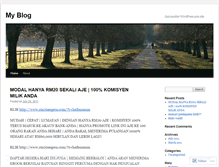 Tablet Screenshot of kerjalumayan.wordpress.com