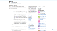 Desktop Screenshot of ipdnmania.wordpress.com
