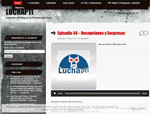 Tablet Screenshot of luchapti.wordpress.com