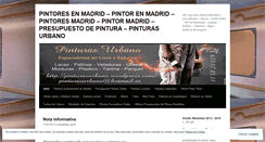 Desktop Screenshot of pinturasurbano.wordpress.com