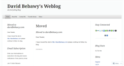 Desktop Screenshot of dbebawy.wordpress.com