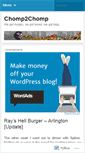 Mobile Screenshot of chomp2chomp.wordpress.com