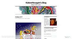 Desktop Screenshot of katiewritesagain.wordpress.com