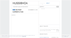 Desktop Screenshot of hussibhoa.wordpress.com