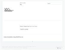 Tablet Screenshot of pennyandsonja.wordpress.com