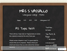 Tablet Screenshot of mrssvassallo.wordpress.com