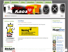 Tablet Screenshot of juragankaos.wordpress.com