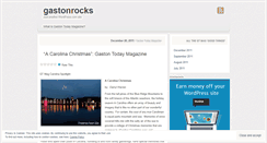 Desktop Screenshot of gastonrocks.wordpress.com