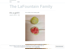 Tablet Screenshot of lafountainfamily.wordpress.com