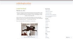 Desktop Screenshot of cookiedoughcreations.wordpress.com