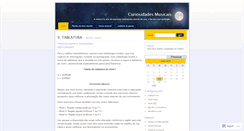 Desktop Screenshot of curiosidadesmusicais.wordpress.com