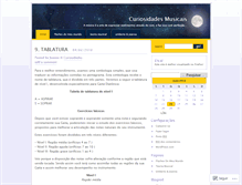 Tablet Screenshot of curiosidadesmusicais.wordpress.com