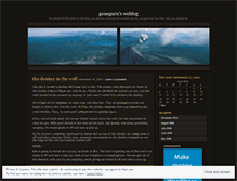 Tablet Screenshot of goneguru.wordpress.com