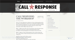 Desktop Screenshot of callresponsebook.wordpress.com