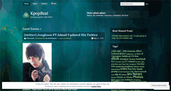 Desktop Screenshot of kpopbeat.wordpress.com